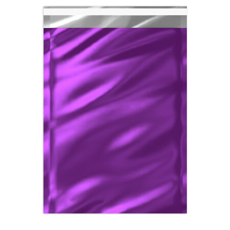 Lot de 20 sachet alu métallisé brillant violet 324 x 229 mm