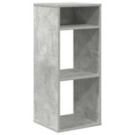 vidaXL Bibliothèque gris béton 34x31x80 cm bois d’ingénierie