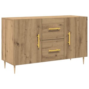 vidaXL Buffet chêne artisanal 100x36x60 cm bois d'ingénierie