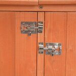 vidaXL Abri de stockage de jardin 120x50x91 cm Bois