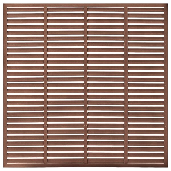 vidaXL Clôture à persiennes WPC 180x180 cm Marron