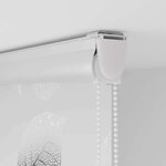 vidaXL Store enrouleur de douche avec cassette largeur du tissu 156 cm