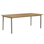 vidaXL Mobilier à dîner d'extérieur 9Pièces Bois d'acacia solide et acier