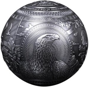 Pièce de monnaie en Argent 25 Dollars g 1000 (1 Kg) Millésime 2026 EAGLE