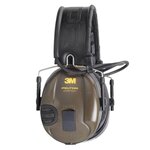 Sporttac casque peltor anti bruit actif spécial chasse  snr 26db  vert militaire