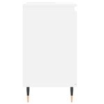 vidaXL Armoire de salle de bain blanc 58x33x60 cm bois d'ingénierie