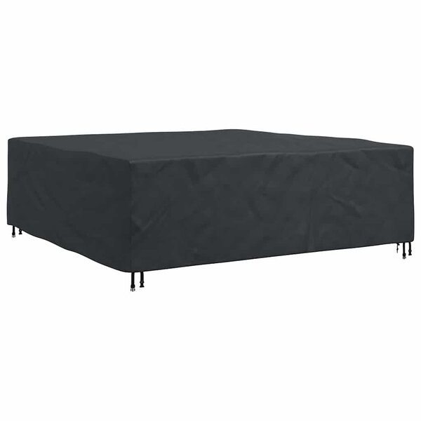 vidaXL Housse pour mobilier d'extérieur Noir 220 x 220 x 70 cm 210D