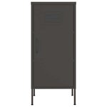 vidaXL Armoire de rangement Anthracite 42 5x35x101 5 cm Acier