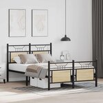 vidaXL Cadre de lit sans matelas chêne sonoma 120x200 cm