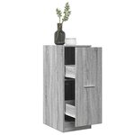 vidaXL Armoire apothicaire sonoma gris 30x41x77 5 cm bois d'ingénierie