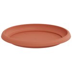 vidaXL Pots de plantes 6 Pièces Rouge brique Ø 26 x 21.5 cm Plastique