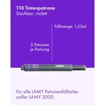 Cartouche d'encre grande capacité T10  blister  violet LAMY