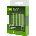 Gp pile rechargeable aa recyko+ 4 pièces 1300 mah 120130aahcc4