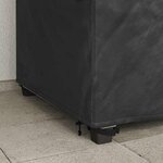 vidaXL Housse de chaise de jardin Noir 90 x 90 x 50 / 75 cm Tissu 420D