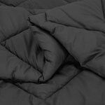 vidaXL Duvet complet toute l'année Anthracite 220 x 140 cm Microfibre