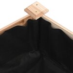 vidaXL Lit surélevé de jardin doublure 240x45x25 cm bois massif sapin