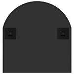 vidaXL Miroir mural Noir 90x40 cm Ovale