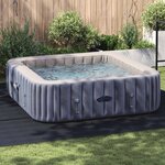 vidaXL Tapis de piscine Noir 396 x 396 x 0 1 cm Tissu non tissé