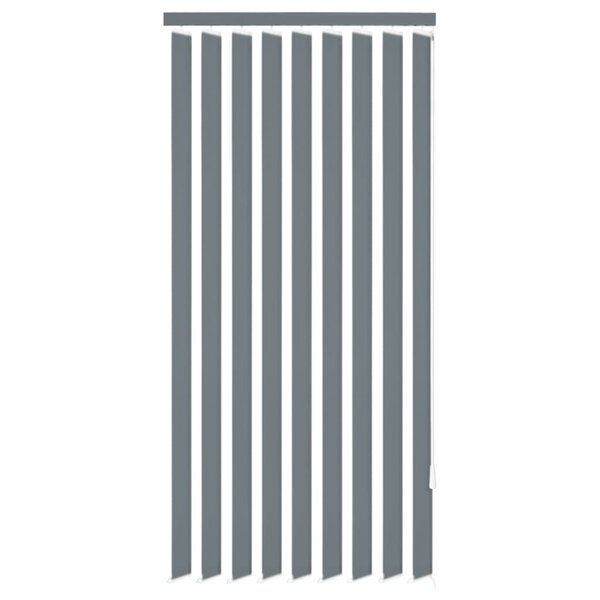 vidaXL Store vertical 150 x 180 cm Tissu Gris