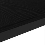 vidaXL Table basse Chêne noir 50 x 50 x 36 cm Bois d'ingénierie