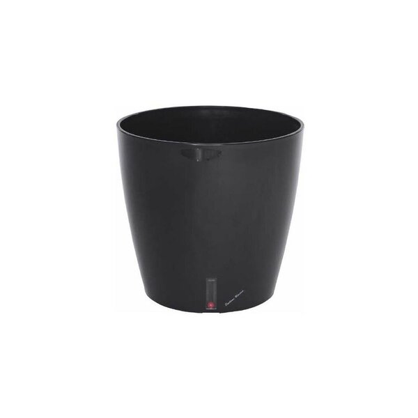Pot en plastique rond avec réserve d'eau 30 cm eva