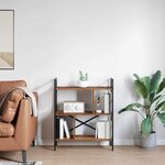vidaXL Étagère Bois Ancien 75 x 30 x 91 cm Bois d'ingénierie