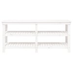 vidaXL Banc de travail Blanc 181x50x80 cm Bois de pin massif