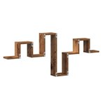 vidaXL Étagère Murale Bois ancien 104.5 x 10 x 43 cm Bois d'ingénierie