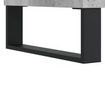 vidaXL Banc à chaussures gris béton 102x35x55 cm bois d'ingénierie