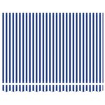 vidaXL Auvent Rétractable Bleu et Blanc 350 x 250 cm