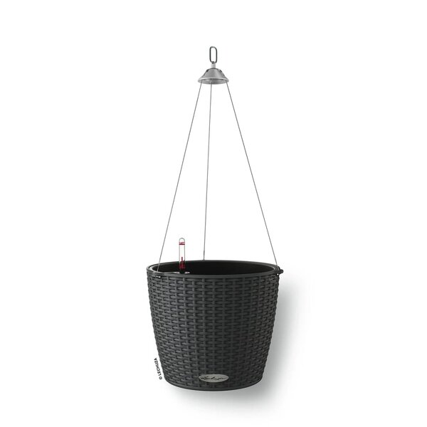 LECHUZA Jardinière suspendue NIDO Cottage 28 ALL-IN-ONE Granite