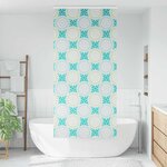 vidaXL Store enrouleur de douche avec cassette largeur du tissu 86 cm