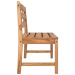 vidaXL Banc de jardin 170 cm Bois de teck solide