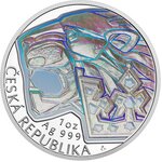 Monnaie CZECH LION 1 Oz Argent 2$ Niue 2026