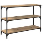 vidaXL Bibliothèque chêne artisanal 100 x 33 x 70 5 cm