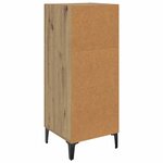 vidaXL Buffet Chêne artisanal 34 5 x 34 x 90 cm Bois d'ingénierie