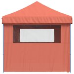 vidaXL Tente de fête 292 x 580 x 315 cm Terre cuite Tissu Oxford