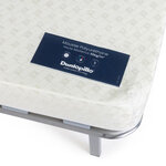 Banquette convertible tissu noir + 2 coussins noirs 140 x 99 x Hauteur 98 cm