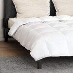 vidaXL Couette Autre 3 Pièces Blanc 240 x 200 cm Bas