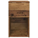 vidaXL Armoire de lit Bois ancien 29 x 31 5 x 49 cm Bois d'ingénierie
