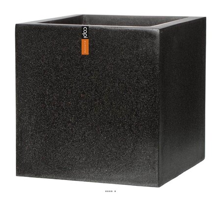Bac en pures fibres baya ext. Cube l 40 x 40 x h40 cm noir - dimhaut: h 40 cm - couleur: noir
