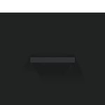 vidaXL Table de chevet noir 40x35x47 5 cm bois d’ingénierie