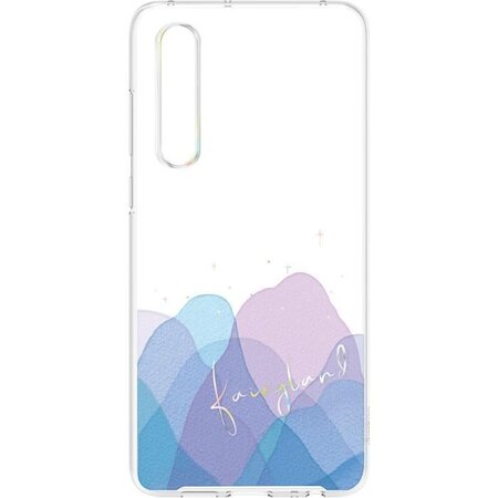Huawei coque rigide transparente iridescent fairyland huawei pour p30