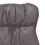 vidaXL Fauteuil relaxant Gris 69 x 74 x 93 cm Faux cuir
