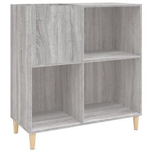 vidaXL Armoire à disques sonoma gris 84 5x38x89 cm bois d'ingénierie