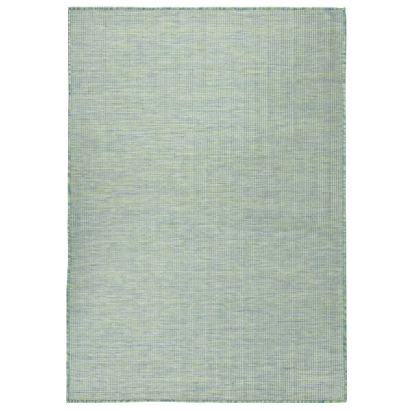 vidaXL Tapis à tissage plat d'extérieur 200x280 cm Turquoise