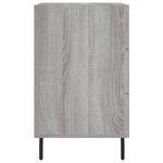 vidaXL Table de chevet sonoma gris 40x40x66 cm bois d'ingénierie