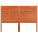 vidaXL Tête de lit cire marron 180 cm bois massif de pin
