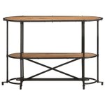vidaXL Table console 110x42x76 cm bois massif d'acacia