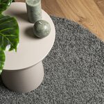 vidaXL Tapis shaggy PAMPLONA poils longs moderne vert Ø 160 cm